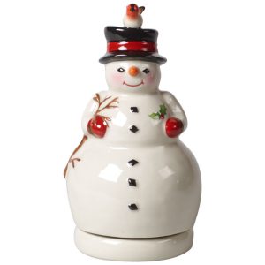 Villeroy & Boch Nostalgic Melody Pupazzo di Neve Rotante