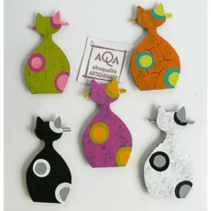 Magnete/bomboniera Gatto assortiti 8cm
