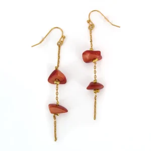 Orecchini Capuchina Rosso