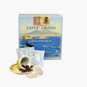 50 o 150 Cialde Caffè Amodio 100% Made in Sud per Bottega 2 Sicilie