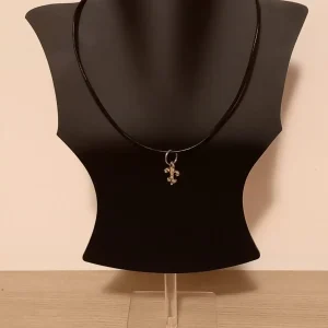 COLLANA GIGLIO TIPO ARGENTO UNISEX