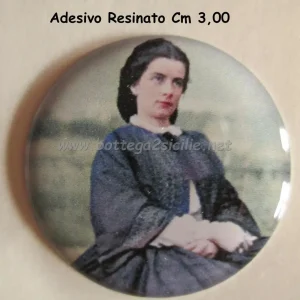 3 ADESIVI RESINATI DA 3 CM MARIA SOFIA DI BORBONE ADESIVO