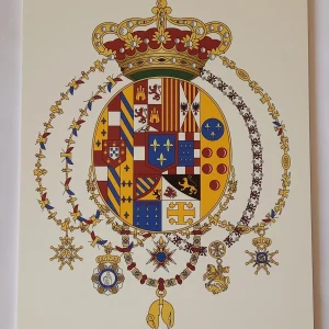 QUADRO PANNELLO IN PVC ALTA DEFINIZIONE Stemma Regno delle due Sicilie