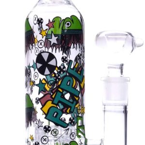 Bong in vetro 33 cm Funny Glass Bong Champ High