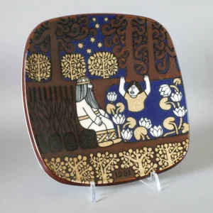 Arabia Finland Kalevala Piatto Annuale 1981
