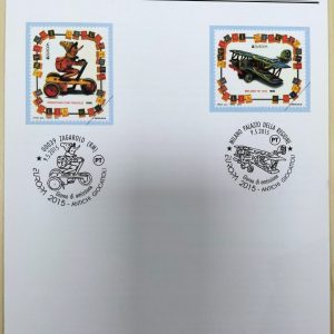 BOLLETTINO ILLUSTRATIVO ITALIA 2015 nuovo ” EUROPA 2015 ” € 3,00