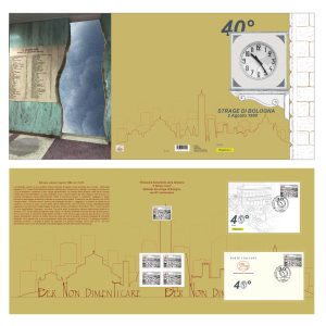 FOLDER ITALIA 2020 NUOVO “40° anniversario STRAGE di BOLOGNA ” € 20,00