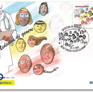 CARTOLINA FILATELICA ITALIA 2022 nuova “Medicina di Genere” €10,00