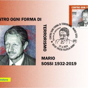 CARTOLINA FILATELICA ITALIA 2024 NUOVA ” MARIO SOSSI  ” €5,00