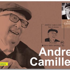 CARTOLINA FILATELICA ITALIA 2021 NUOVA ” ANDREA CAMILLERI” €3,50