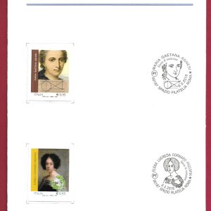 BOLLETTINO ILLUSTRATIVO ITALIA 2018 nuovo ” GENIO FEMMINILE ITALIANO ” €10,00