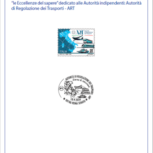 BOLLETTINO ILLUSTRATIVO ITALIA 2024 nuovo ” ART autorità di regolazione dei trasporti ” €10,00