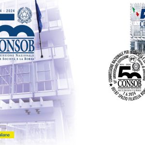 CARTOLINA FILATELICA ITALIA 2024 NUOVA “CONSOB ” €5,00