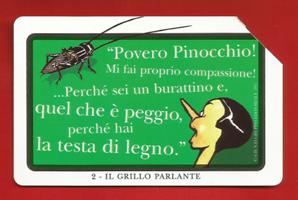 TELECOM 30.06.00 “pinocchio” n.778 Mantegazza L.5.000  Usata  €2.00