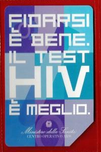 TELECOM 31.12.00 “AIDS” n.850 Publicenter L.5.000  Usata  €0.60
