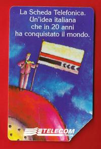 TELECOM 31.12.98 “ventennale scheda telefonica ” n.537  Mantegazza L.5.000  Usata  €2.00