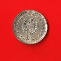 URUGUAY 1960  25 Centimos WCC Km40  €1.50 Circulated
