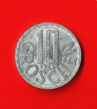 Austria 1961  10 Groschen  Wcc KM2878  € 0.60 circulated