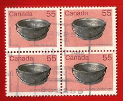 CANADA 1987 YT 999  QUARTINA- QUATRAIN Used € 1.99