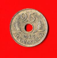 DANIMARCA – DENMARK 1967  25 Ore Km 855.1 € 0.99 Circulated