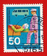GERMANIA – BRD FEDERAL REPUBBLIC of GERMANY 1970 YT  499 Used € 0.12