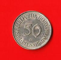 GERMANIA FEDERALE – BRD FEDERAL REPUBLIC 1976  50 Pfennig Km109.1 Circulated € 1.20