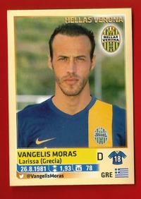 FIGURINE PANINI originale  anno 2013/14   n.225 Hellas Verona V. Moras  € 0.60