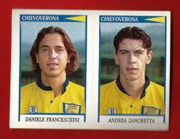 FIGURINE PANINI originale anno 1998/99 serie B Chievo Verona Franceschini-Zanchetta  n.472 €1.00