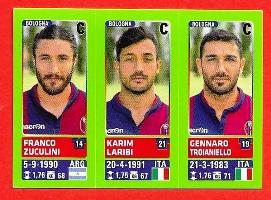 FIGURINE PANINI originale anno 2014/15  serie B BOLOGNA Zuculini+ 2 n.569 abc € 0,60