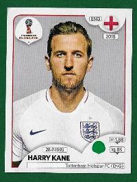 FIGURINE PANINI ORIGINALE Campionato del Mondo RUSSIA 2018 INGHILTERRA H. Kane  N.589 €0.35