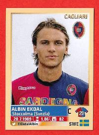 FIGURINE PANINI originale anno 2013/14  serie A CAGLIARI  A. Ekdal n.88 € 0.60
