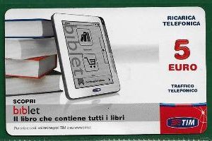 SCHEDE TELEFONICHE – RICARICARD TIM – Serie  Scopri BIBLET € 5.00 n.B1B-5-P Scad. Apr. 2013 usata € 0.49