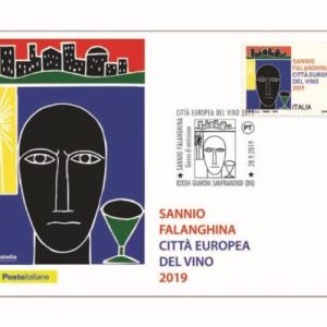 CARTOLINA FILATELICA ITALIA 2019 NUOVA “VINO SANNIO FALANGHINA ” €3.50