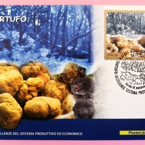 CARTOLINA FILATELICA ITALIA 2015 NUOVA ” Le eccellenze del sapore: TARTUFO di Acqualagna ” €3.00
