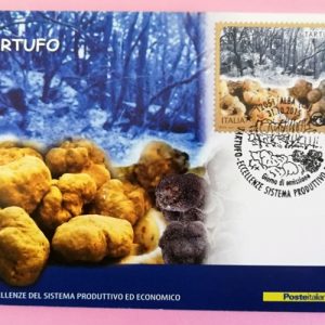 CARTOLINA FILATELICA ITALIA 2015 NUOVA ” Le eccellenze del sapore: TARTUFO di Alba ” €3.00