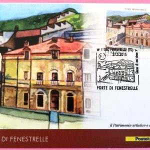 CARTOLINA FILATELICA ITALIA 2015 NUOVA ” FORTE di FENESTRELLE ” € 3.00